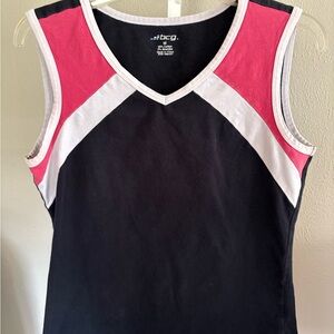 BCG Black and Pink Athletic Tank
